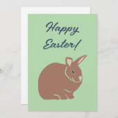 ハッピーイースターバニーラビット シーズンカード (正面/裏面)