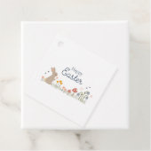 ハッピーイースターバニーワイルドフラワーキュートホリデイ フェイバータグ (インサイチュ)