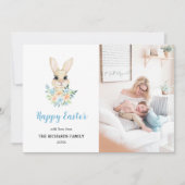 ハッピーイースターバニー写真 シーズンカード (正面)