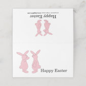 ハッピーイースターバニー座席表 プレイスカード (外部開封)