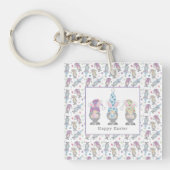 ハッピーイースターバニー格言 キーホルダー (正面)