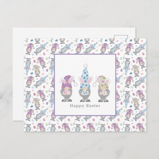 ハッピーイースターバニー格言 ポストカード (正面/裏面)
