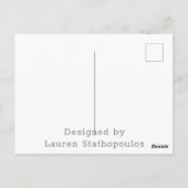 ハッピーイースターバニー格言 ポストカード (裏面)