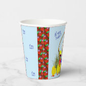 ハッピーイースターバニー紙カップ 紙コップ (右)