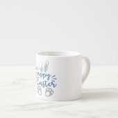 ハッピーイースターバニー耳とバニー足 エスプレッソカップ (正面右)