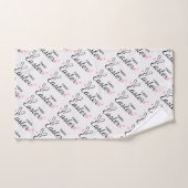 ハッピーイースターバニー耳 バスタオルセット (ハンドタオル)