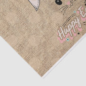 ハッピーイースターバニー顔ニュートラル水玉模様 薄葉紙 (詳細)