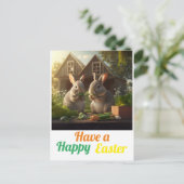 ハッピーイースターバニー！イースターポストカード シーズンポストカード (スタンド正面)