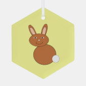ハッピーイースターバニー ガラスオーナメント (裏面)