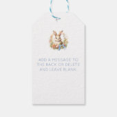 ハッピーイースターバニー ギフトタグ (裏面)