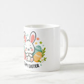 ハッピーイースターバニー コーヒーマグカップ (正面右)