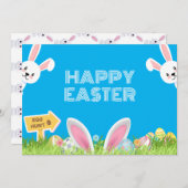 ハッピーイースターバニー シーズンカード (正面/裏面)