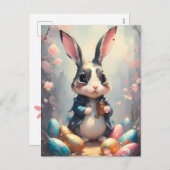 ハッピーイースターバニー シーズンポストカード (正面/裏面)