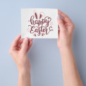 ハッピーイースターバニー チラシ (手)