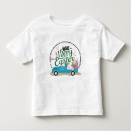 ハッピーイースターバニー トドラーTシャツ