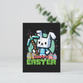 ハッピーイースターバニー ピクセルゲーム 案内ポストカード (スタンド正面)