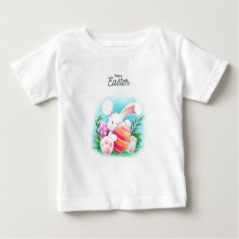 ハッピーイースターバニー ベビーTシャツ