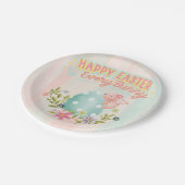 ハッピーイースターバニー ペーパープレート (アングル)
