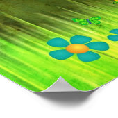 ハッピーイースターバニー ポスター (角)