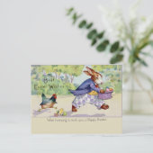 ハッピーイースターバニー ポストカード (スタンド正面)