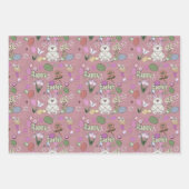 ハッピーイースターバニー ラッピングペーパーシート (正面2)