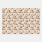 ハッピーイースターバニー ラッピングペーパーシート (正面3)