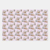 ハッピーイースターバニー ラッピングペーパーシート (正面2)