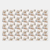 ハッピーイースターバニー ラッピングペーパーシート (正面)