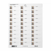 ハッピーイースターバニー ラベル (フルシート)