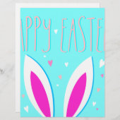 ハッピーイースターバニー レターヘッド (正面/裏面)