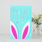 ハッピーイースターバニー 便箋 (スタンド正面)