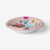 ハッピーイースターバニー、卵デザイン ペーパーボウル (傾斜あり)