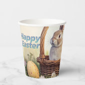 ハッピーイースターバニー 紙コップ (正面)