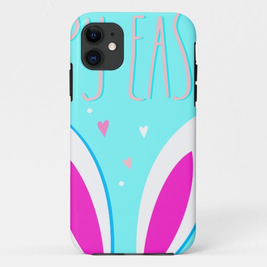 ハッピーイースターバニー Case-Mate iPhoneケース (裏面)