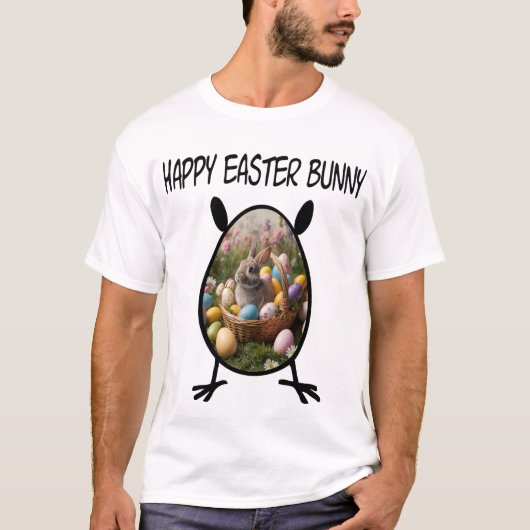 ハッピーイースターバニー Tシャツ (正面)
