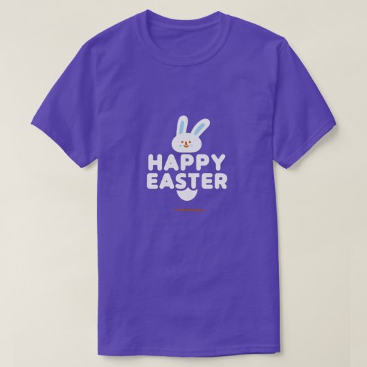 ハッピーイースターバニー Tシャツ (デザイン正面)