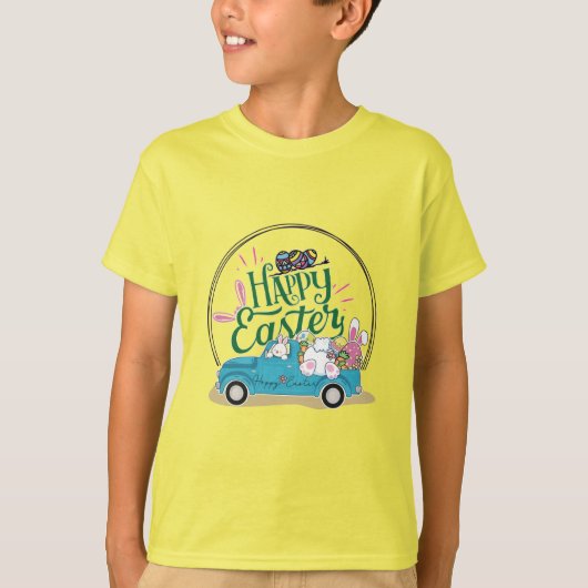 ハッピーイースターバニー Tシャツ (正面)