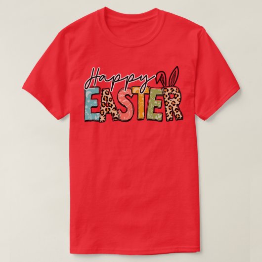 ハッピーイースターバニー Tシャツ (デザイン正面)