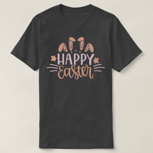 ハッピーイースターバニー Tシャツ (デザイン正面)