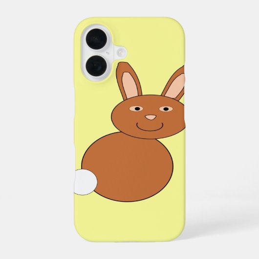 ハッピーイースターバニーiPhoneケース iPhone 16ケース (裏面)