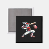 ハッピーイースターバ遊ニーのイースタースポーツの子供を販売 マグネット (正面/裏面)