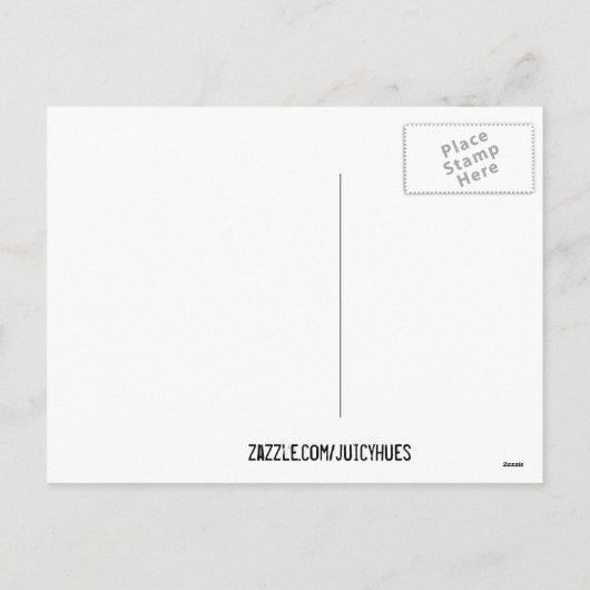 ハッピーイースターパウダー青かわいい卵デザイン シーズンポストカード (裏面)