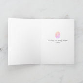 ハッピーイースターパステルエッググリーティングカード カード (内部)