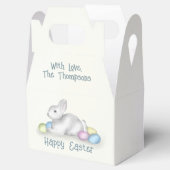 ハッピーイースターパステルシンプルタイポグラフィ フェイバーボックス (オープン)