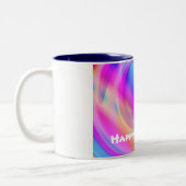 ハッピーイースターパステルスワール、ZSSG ツートーンマグカップ (左)