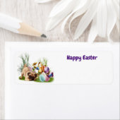 ハッピーイースターパブドッグ住所 シール (インサイチュ)