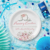 ハッピーイースターパーソナライズされたパーティーディナー ペーパープレート (パーティー)