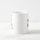ハッピーイースターパーソナライズされたマグ コーヒーマグカップ (中央)