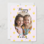 ハッピーイースターパーソナライズされた写真 シーズンカード (正面)