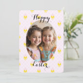 ハッピーイースターパーソナライズされた写真 シーズンカード (スタンド正面)